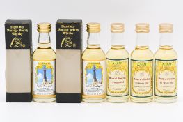 Mini Bottle Club - five limited edition bottlings for past AGMs