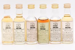 The Master of Malt - six whisky miniatures