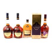 Courvoisier - VSOP, Cognac - seven bottlings