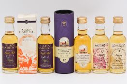 Twelve assorted single Highland malt whisky miniatures