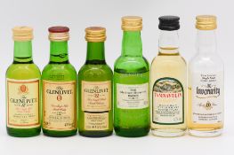 Seventeen assorted single Speyside malt whisky miniatures