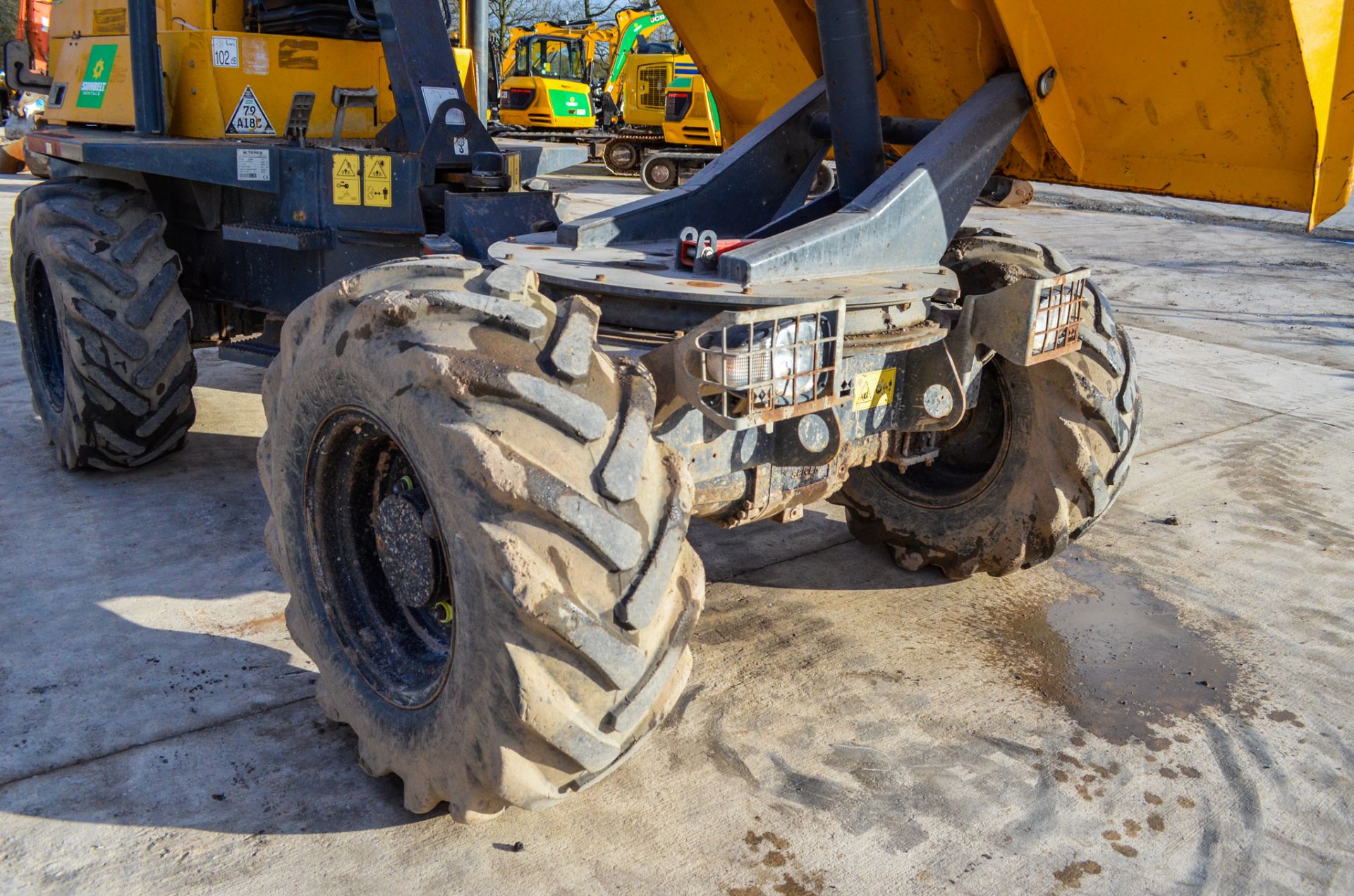 Terex TA6s 6 tonne swivel skip dumper  Year: 2014 S/N: PJ5336 Recorded Hours: 1406 A635124 - Image 10 of 18