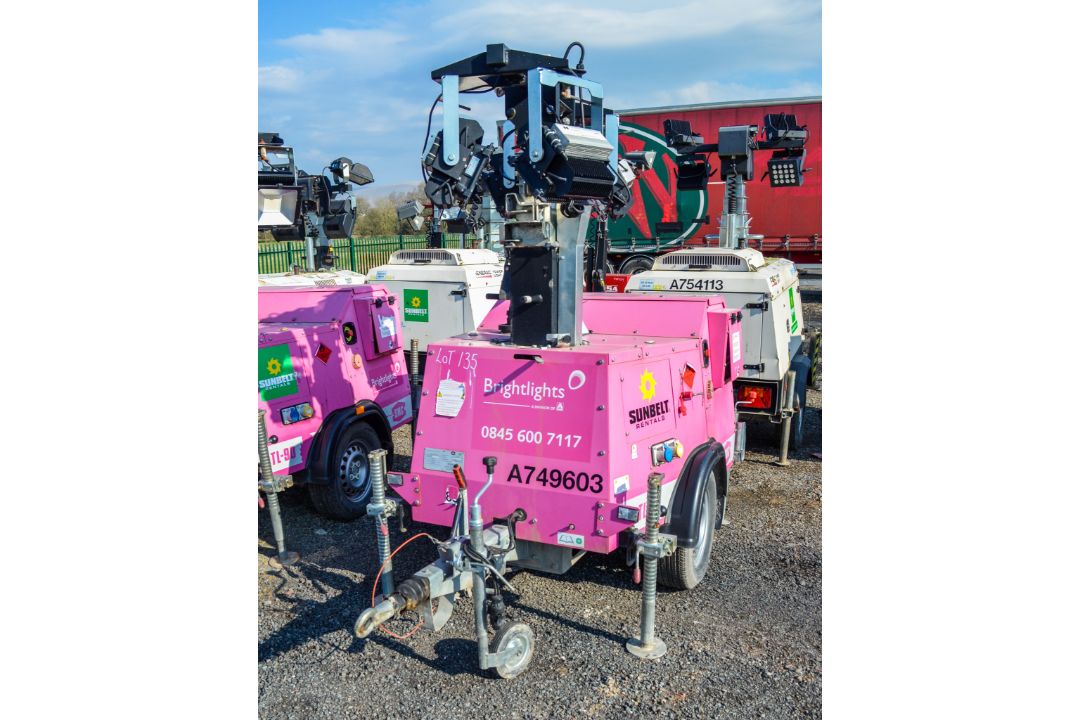 SMC TL-90 fast tow diesel driven tower light Year: 2016 S/N: 1613272 Recorded hours: 2403 A749603 - Image 1 of 7