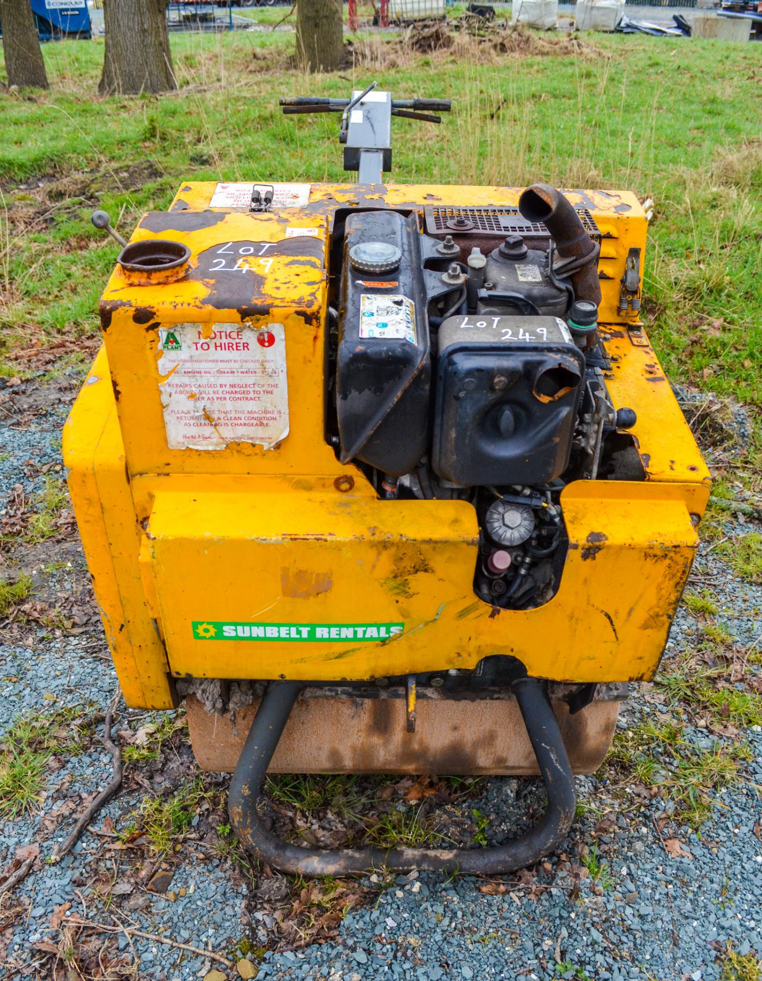 Terex MBR71 diesel driven pedestrian roller Year: 2015 S/N: 0123 A653955 - Image 2 of 5
