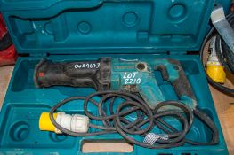 Makita 110v reciprocating saw c/w carry case CW59673