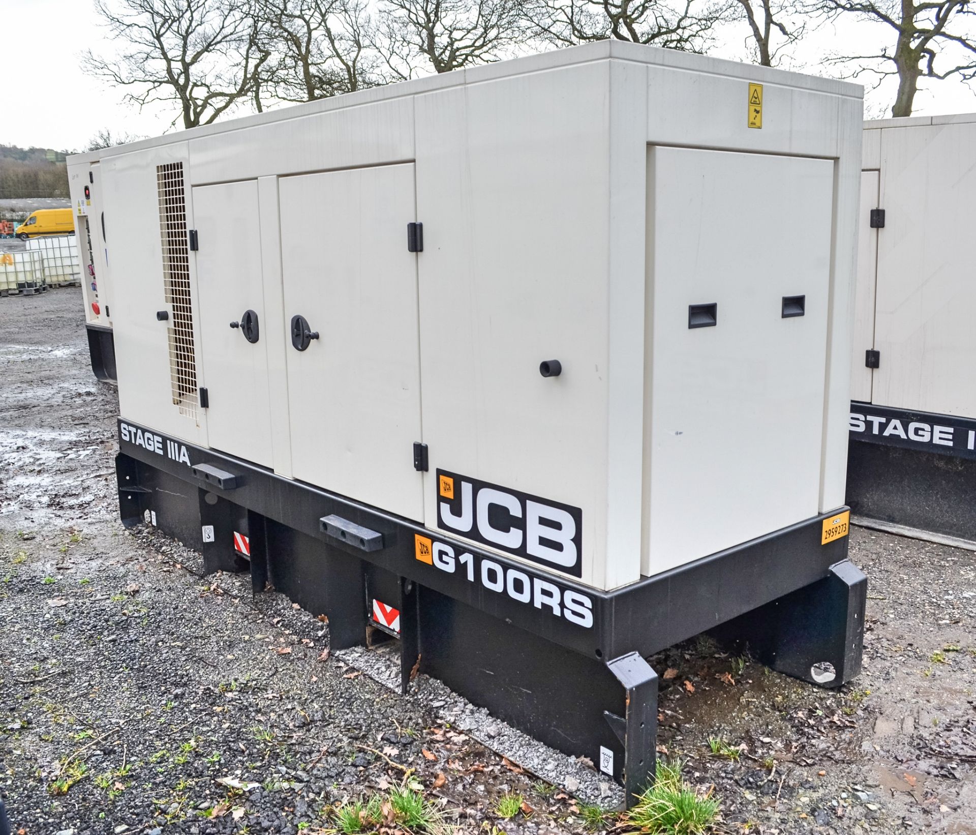 JCB G100 RS 100 kva diesel driven generator Year: 2021 S/N: 2959273 Recorded Hours: - Image 4 of 10