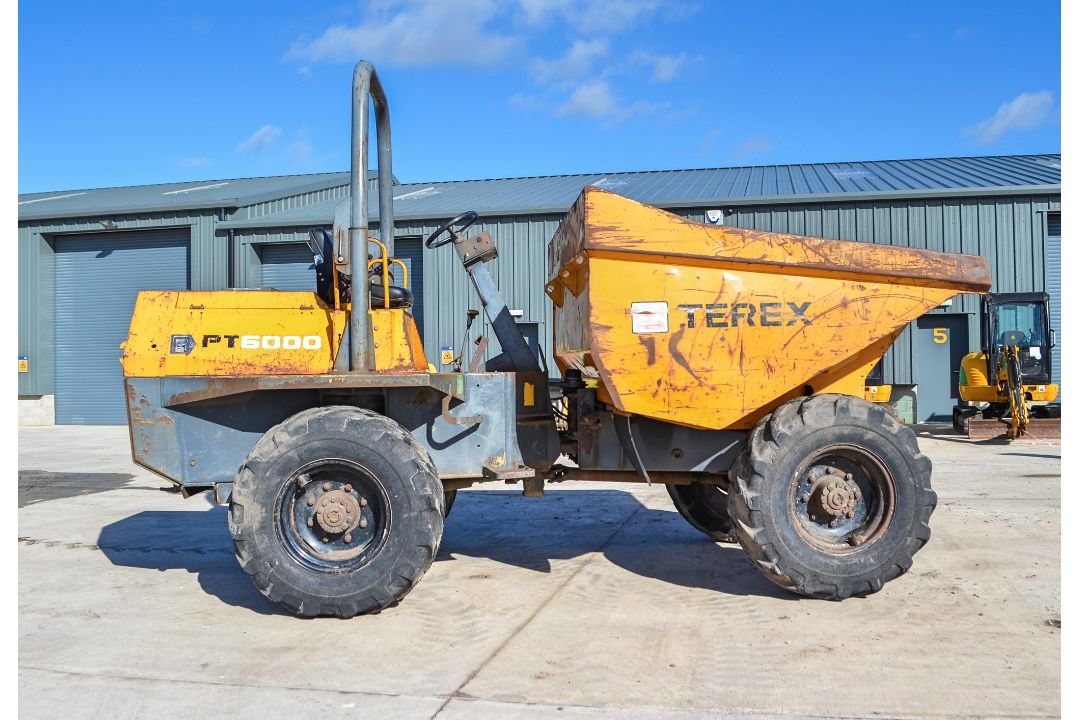 Terex 6 tonne straight skip dumper  Year: 2007  S/N: E703FW179 Recorded Hours: 2883 - Image 8 of 21