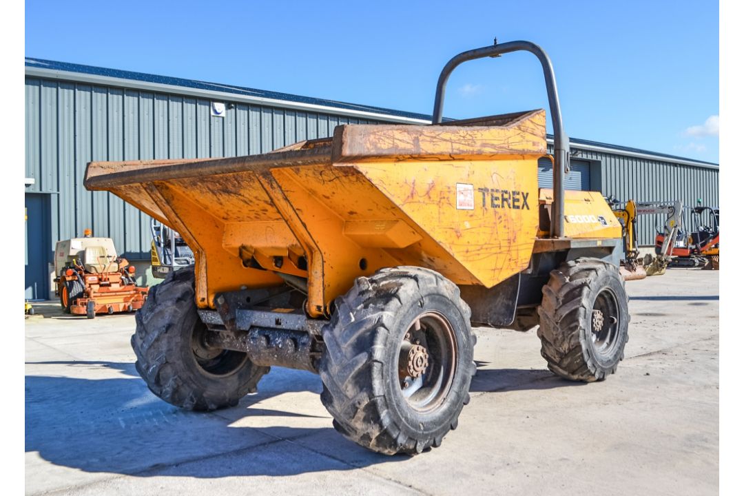 Terex 6 tonne straight skip dumper  Year: 2007  S/N: E703FW179 Recorded Hours: 2883 - Image 1 of 21
