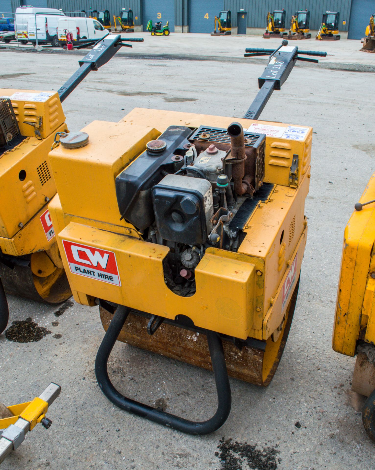 Terex MBR71 diesel driven pedestrian roller breaker CW92988