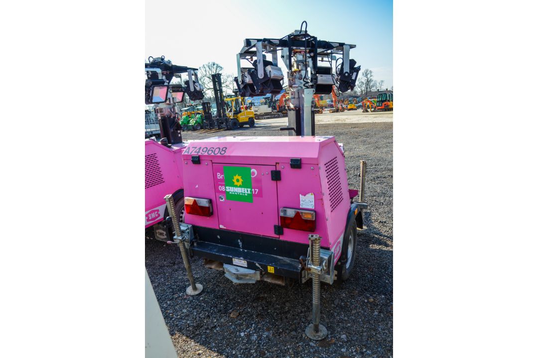 SMC TL-90 fast tow diesel driven tower light Year: 2016 S/N: 1613277 Recorded hours: 2631 A749608 - Image 2 of 7