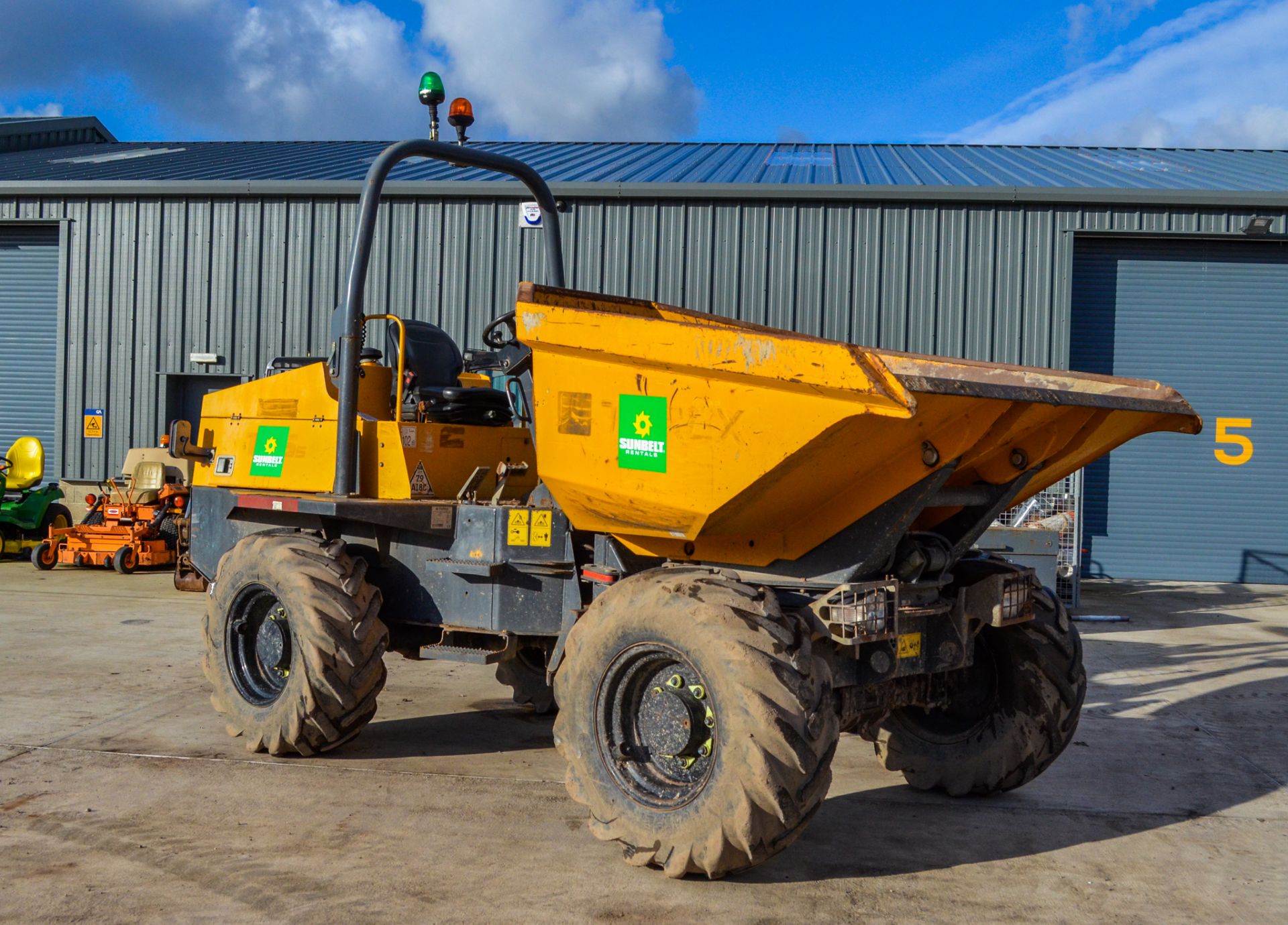 Terex TA6s 6 tonne swivel skip dumper  Year: 2014 S/N: PJ5336 Recorded Hours: 1406 A635124 - Image 2 of 18