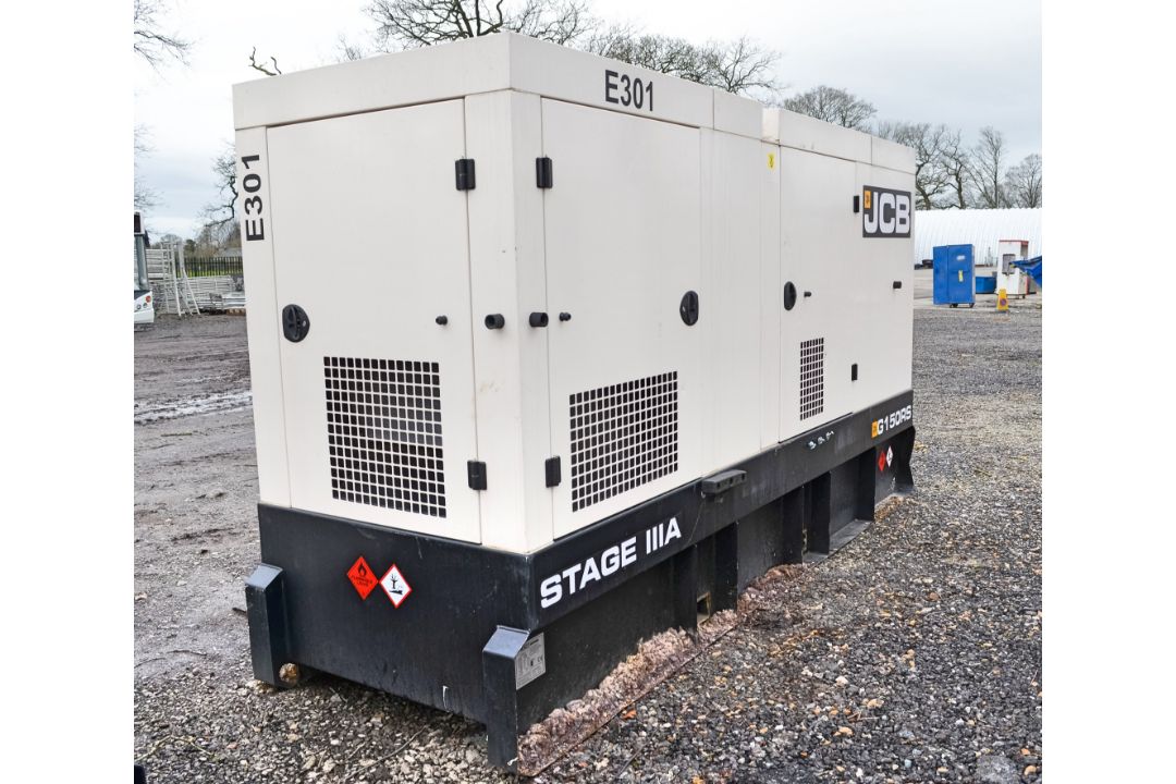 JCB G150 RS 150 kva diesel driven generator Year: 2021 S/N: 2656462 Recorded Hours: 221 E301 - Image 3 of 10