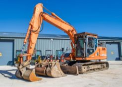 Doosan DX140 14 tonne steel tracked excavator  Year: 2011 S/N: 5726 Recorded Hours: 8410 Blade,