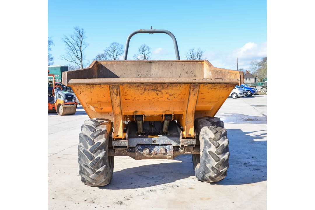 Terex 6 tonne straight skip dumper  Year: 2007  S/N: E703FW179 Recorded Hours: 2883 - Image 5 of 21