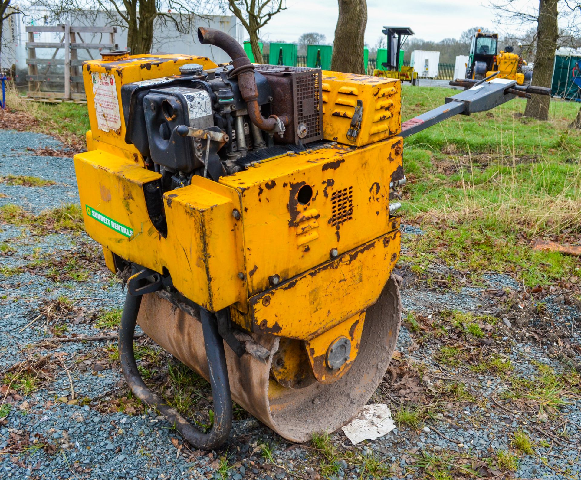 Terex MBR71 diesel driven pedestrian roller Year: 2015 S/N: 0123 A653955