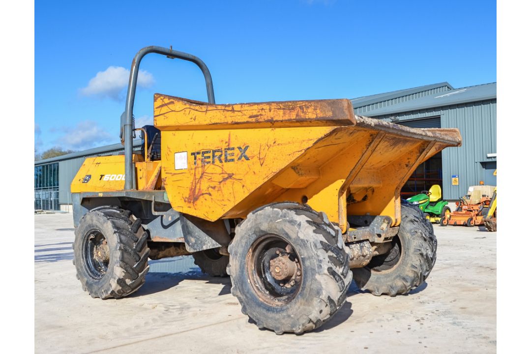 Terex 6 tonne straight skip dumper  Year: 2007  S/N: E703FW200 Recorded Hours: 3525 - Image 2 of 20
