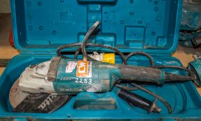 Makita 110v 230mm angle grinder c/w carry case CW30969