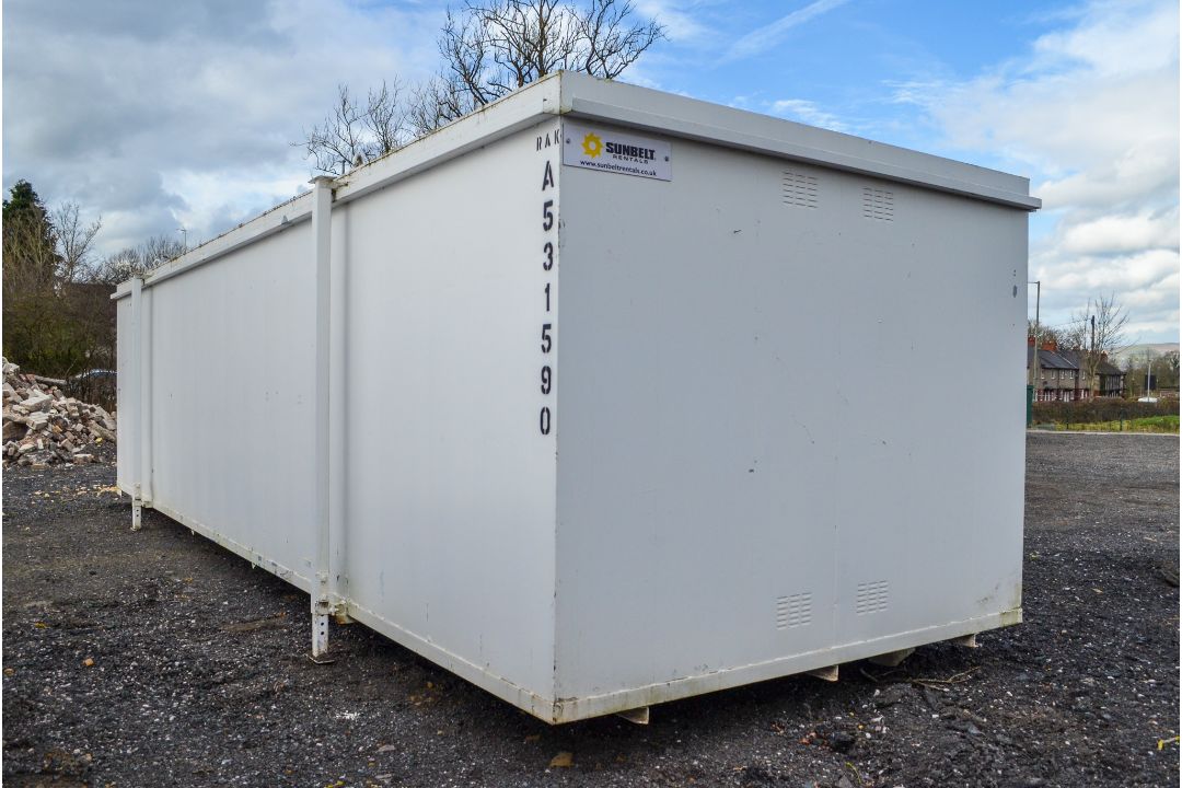 32ft x 10ft jack leg anti-vandal steel store c/w keys A531590 - Image 3 of 6