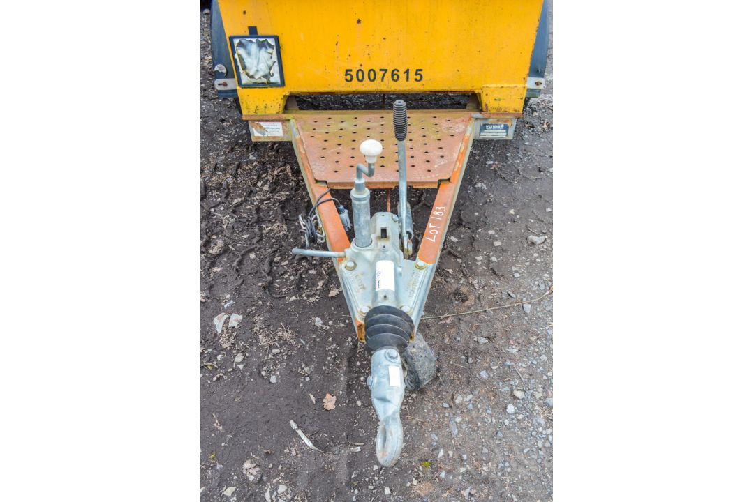 Western Transcube 950 litre fast tow bunded fuel bowser c/w hand pump, delivery hose and trigger - Image 3 of 5