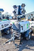 Trime X-ECOK2 diesel driven fast tow LED lighting tower Year: 2017 S/N: 20017 1002 Recorded hours: