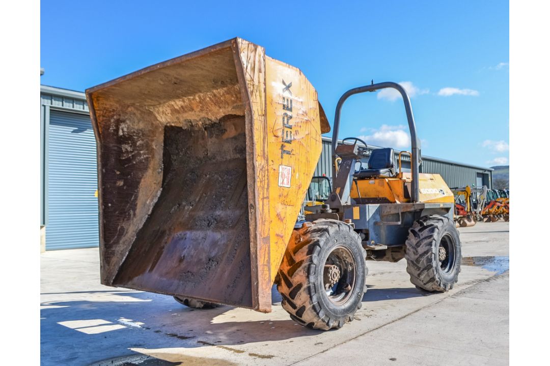 Terex 6 tonne straight skip dumper  Year: 2007  S/N: E703FW179 Recorded Hours: 2883 - Image 9 of 21