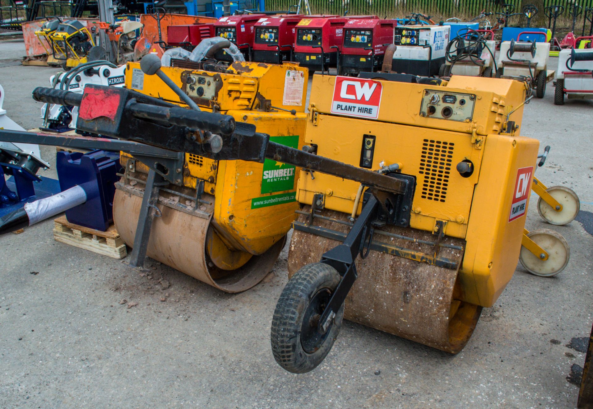 Terex MBR71 diesel driven pedestrian roller breaker CW92988 - Image 2 of 5