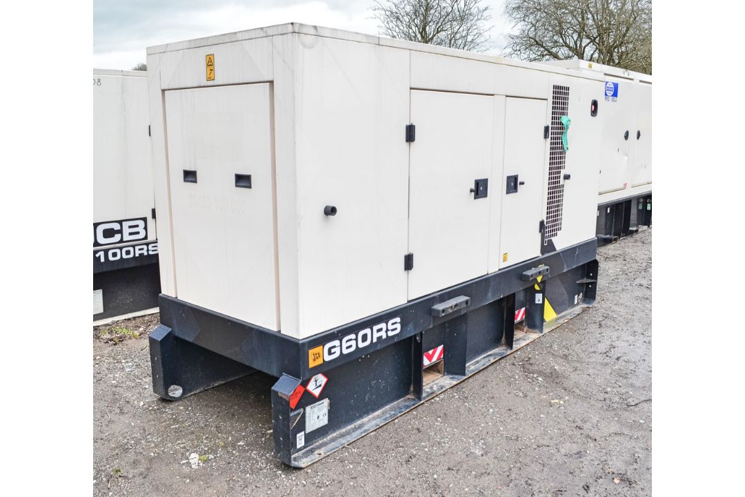 JCB G60 RS 60 kva diesel driven generator Year: 2017 S/N: 2482062 Recorded Hours: 20699 - Image 3 of 11