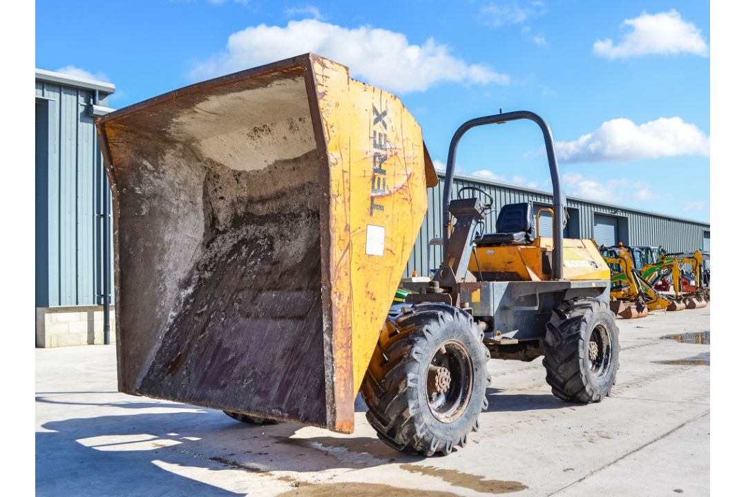 Terex 6 tonne straight skip dumper  Year: 2007  S/N: E703FW200 Recorded Hours: 3525 - Image 9 of 20