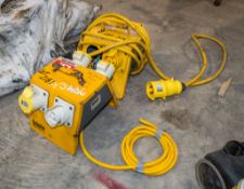 2 - 110v 4-way distribution boxes ** 1 with plug cut off and both with damaged socket CW43236,