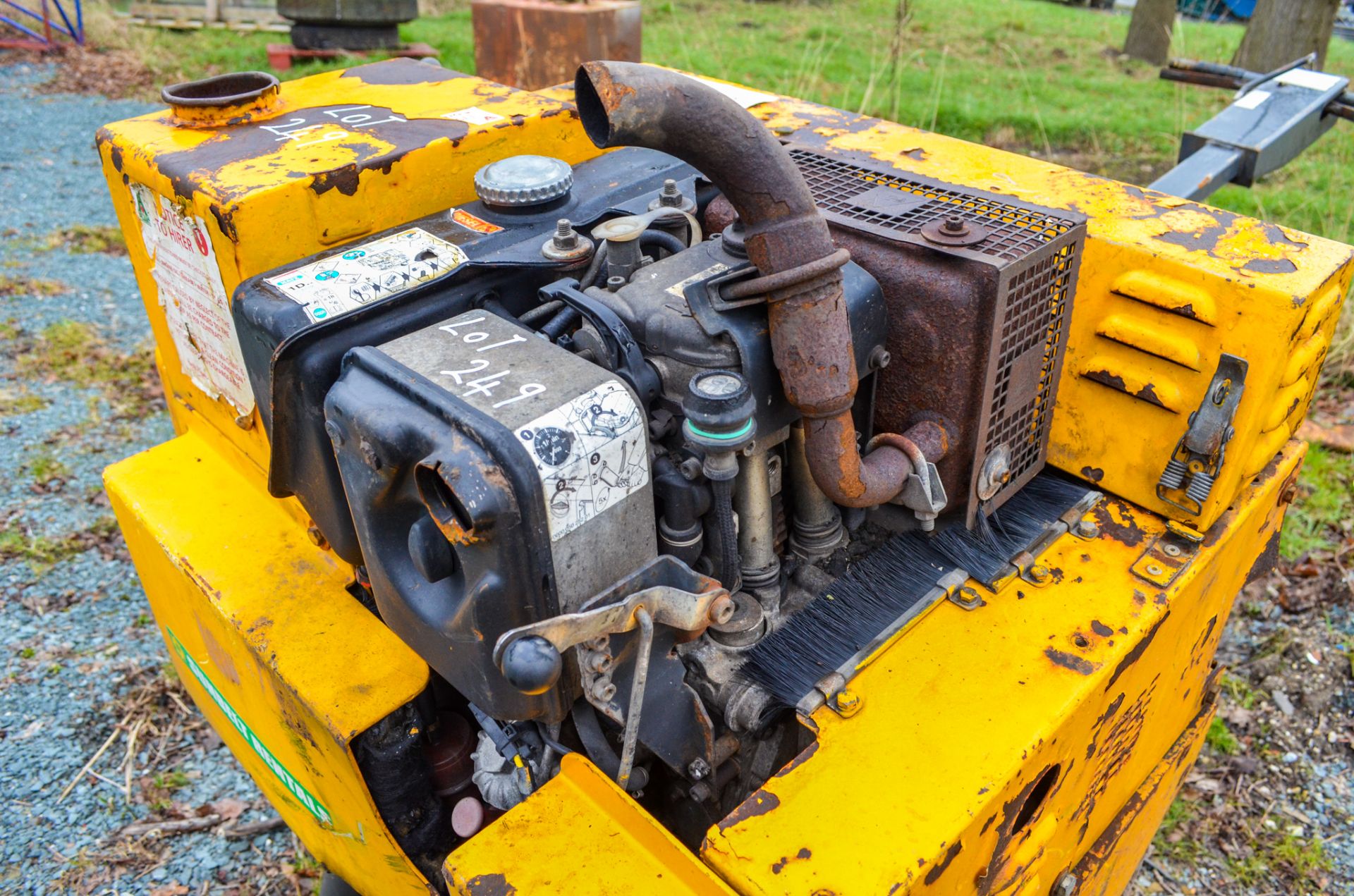 Terex MBR71 diesel driven pedestrian roller Year: 2015 S/N: 0123 A653955 - Image 5 of 5