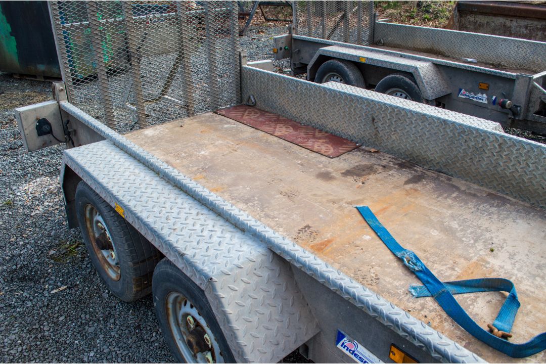 Indespension AD2000 8ft x 4ft tandem axle plant trailer A611695 - Image 3 of 4