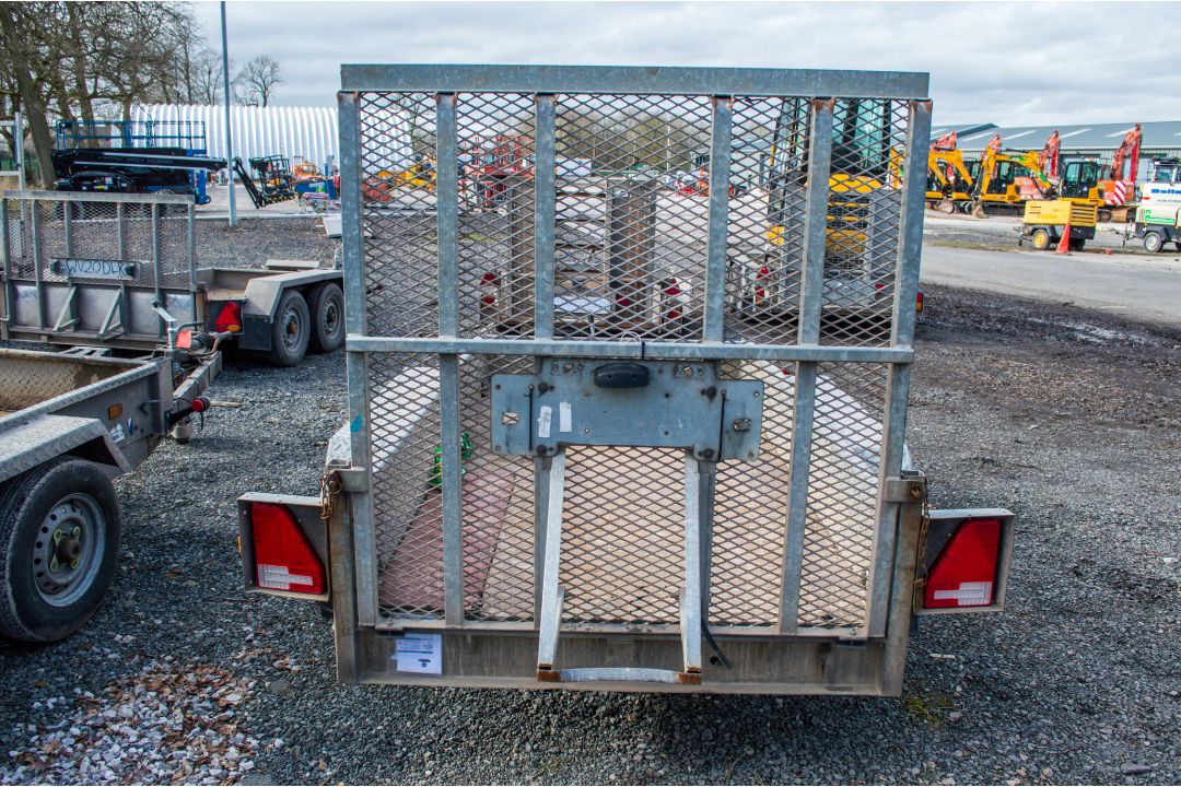 Indespension AD2000 8ft x 4ft tandem axle plant trailer A611695 - Image 2 of 4