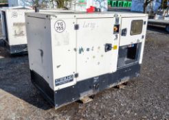 Bruno GX37PE 30kva diesel driven generator Year: 2014 S/N: 38186 YG755