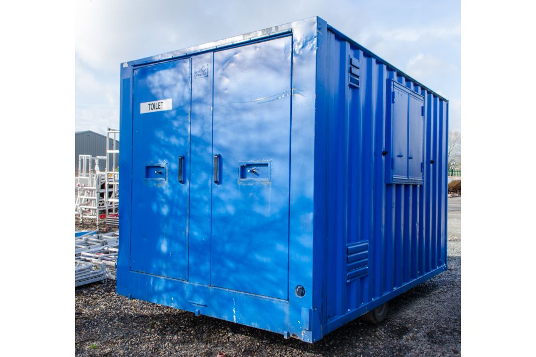 Boss Cabins 12ft x 6 ft  fast tow mobile steel anti vandal welfare unit - Image 3 of 13