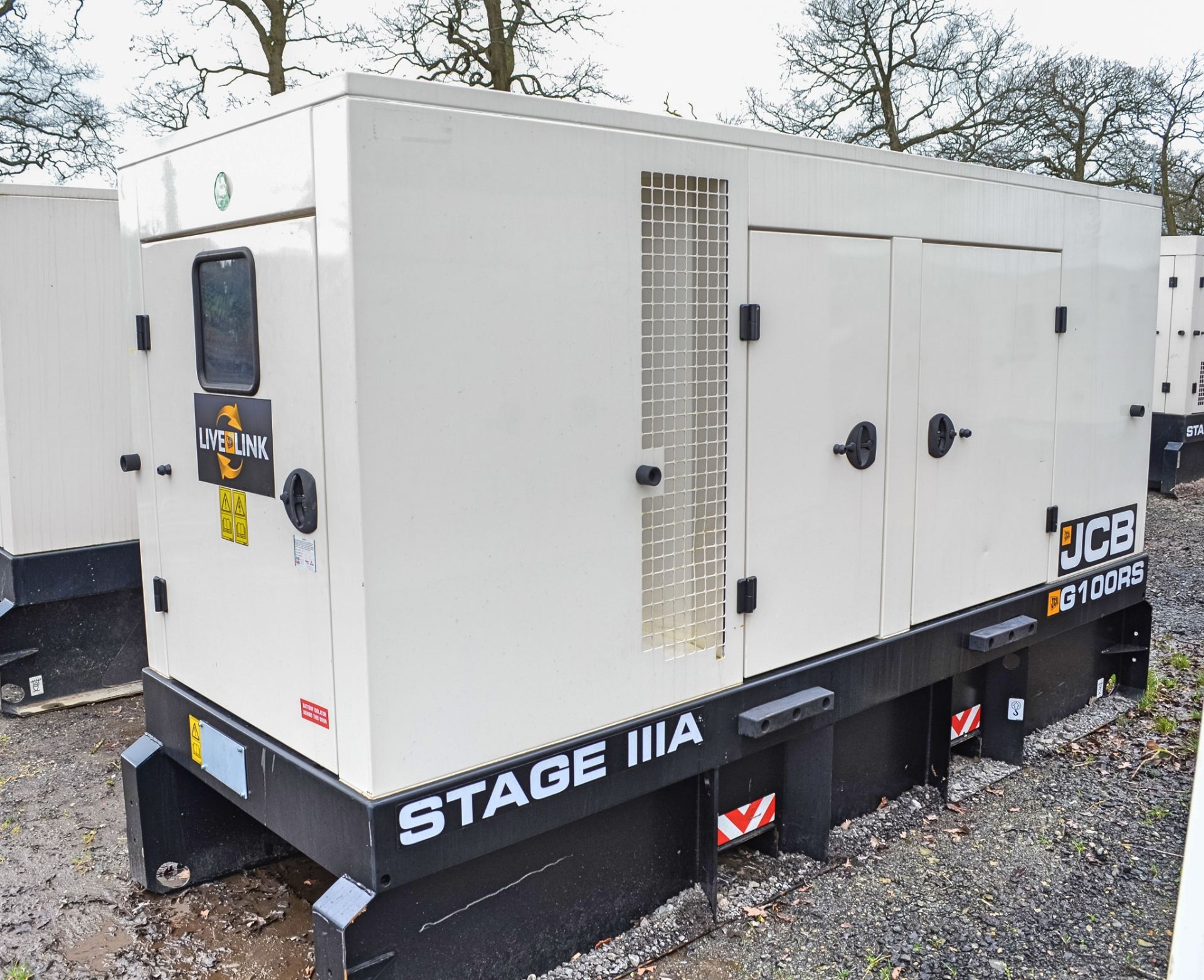 JCB G100 RS 100 kva diesel driven generator Year: 2021 S/N: 2959273 Recorded Hours: - Image 3 of 10