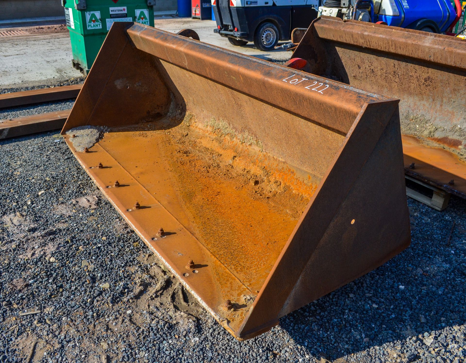 7ft bucket to suit JCB telehandler quick hitch