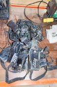 Quantity of various chargers and radio cases CW