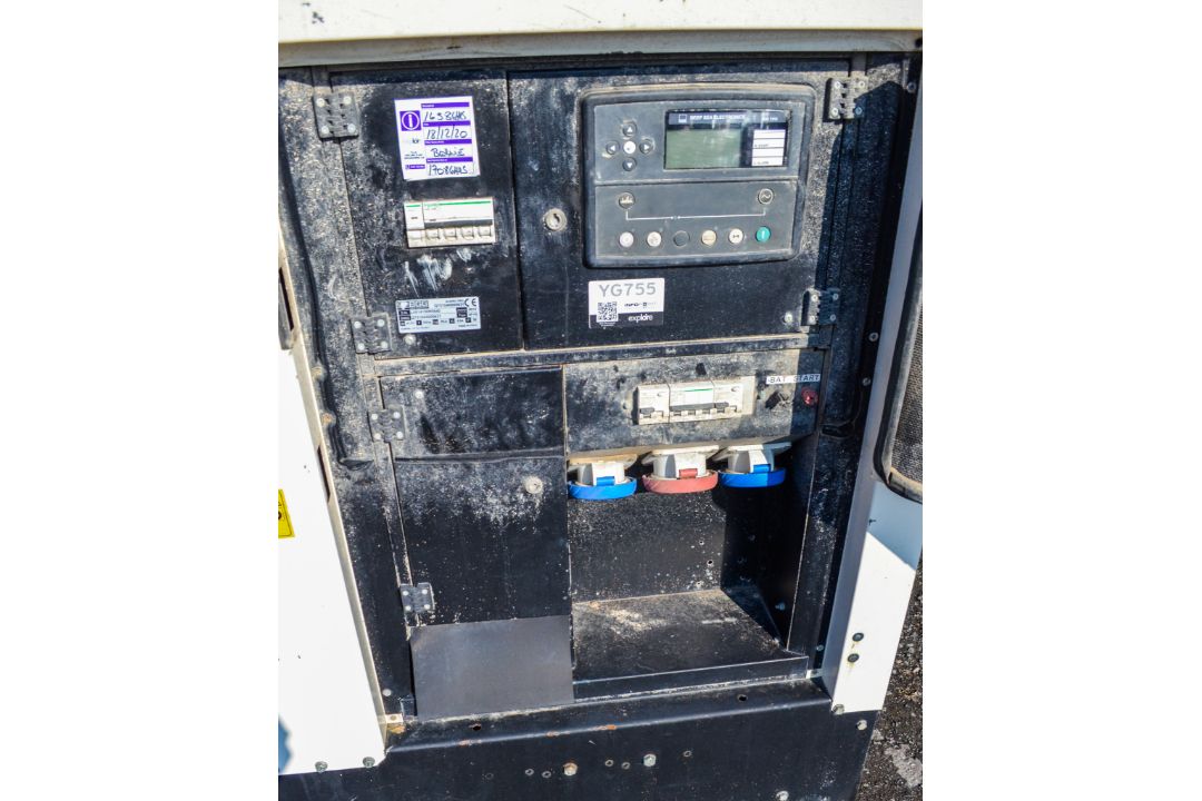 Bruno GX37PE 30kva diesel driven generator Year: 2014 S/N: 38186 YG755 - Image 3 of 5