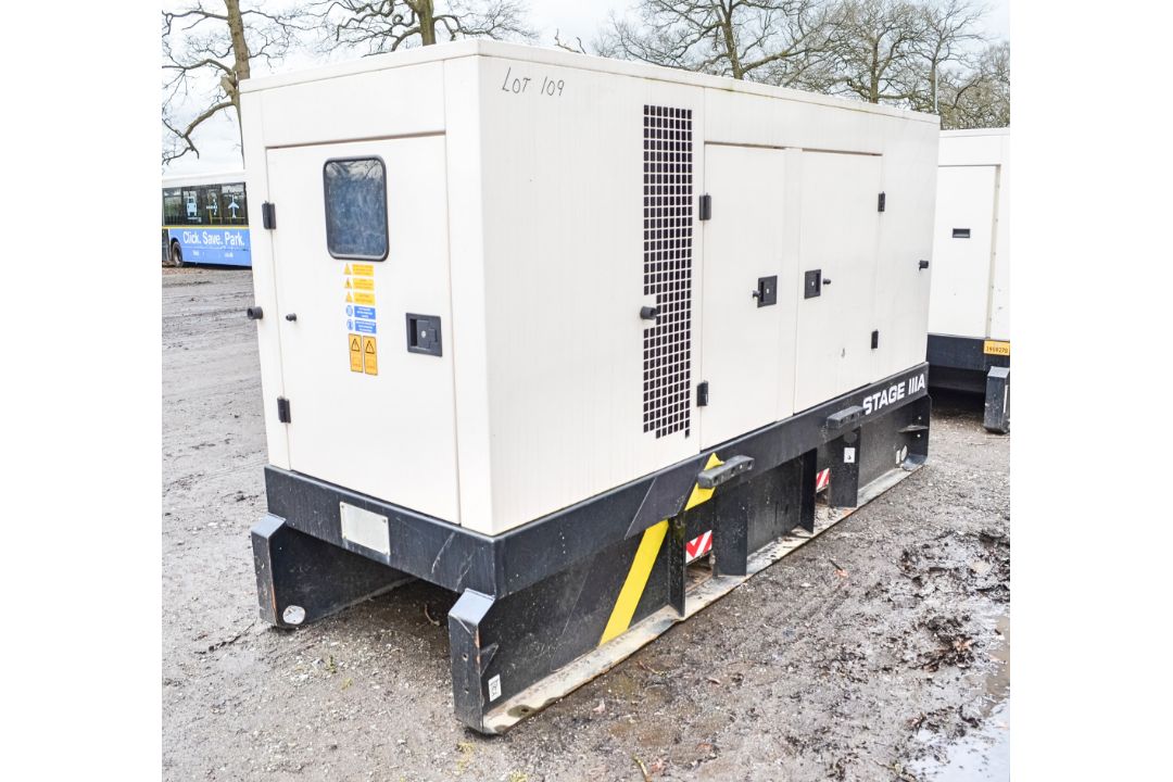 JCB G60 RS 60 kva diesel driven generator Year: 2017 S/N: 2482062 Recorded Hours: 20699 - Image 1 of 11