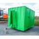 Groundhog 12ft x 6 ft fast tow mobile steel anti vandal welfare unit Comprising of: canteen area, - Image 1 of 12