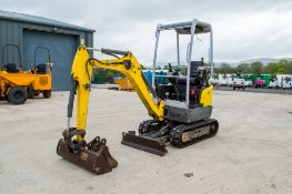 Wacker Neuson EZ17 1.7 tonne rubber tracked mini excavator Year: 2018 S/N: L03222 Recorded Hours: