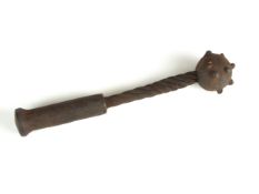First World War German cast iron trench club