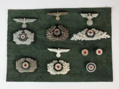 German visor cap insignia