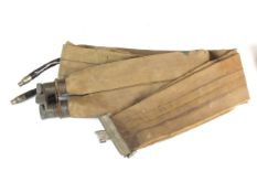 A WW2 US Navy M1926 inflatable flotation life belt, as used during the D-Day landings