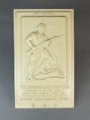 Four WW2 War Savings Campaign bakelite plaques