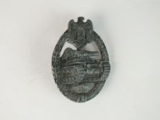 A REPRODUCTION German Third Reich Tank Assault badge