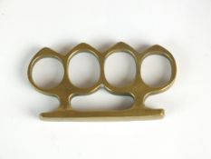 First World War trench warfare brass knuckleduster