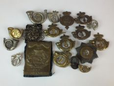 A shoulder belt plate of the 72nd (Duke of Albany's Own Highlanders) Regiment together with