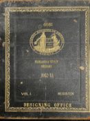 R.M.S. TITANIC: Extremely rare, possibly unique official Harland and Wolff drawing office 1912