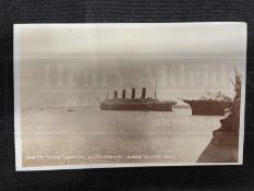 R.M.S. TITANIC: Collection of Titanic passengers Richard and Stanley May. Rare real photo postcard